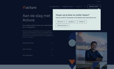 Schermafbeelding van acture.nl