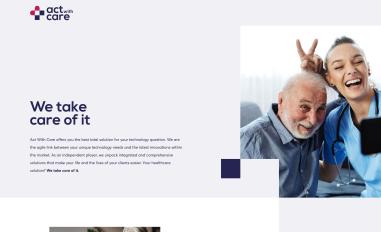 Schermafbeelding van actwithcare.be