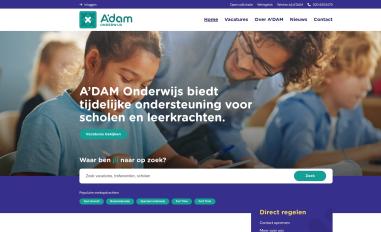 Schermafbeelding van adamonderwijs.nl