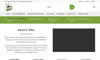 Schermafbeelding van adams-bike.com