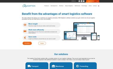 Schermafbeelding van adaption-it.nl