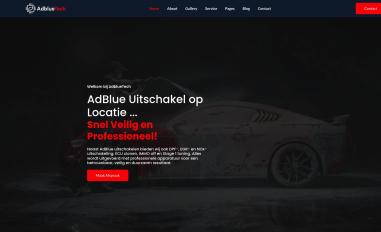 Schermafbeelding van adbluetech.nl