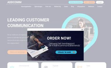 Schermafbeelding van addcomm.nl