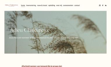Schermafbeelding van adieuchaleureux.be