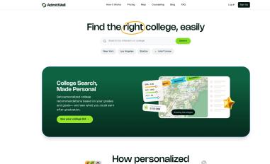 Schermafbeelding van admitwell.com