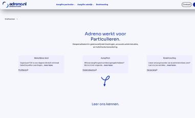 Schermafbeelding van adreno.nl