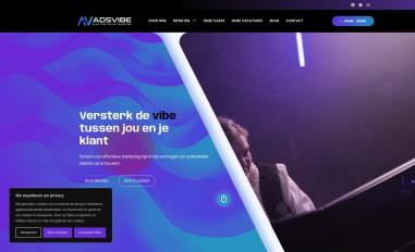 Schermafbeelding van adsvibe.nl