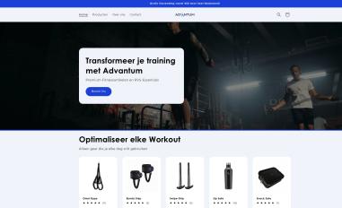 Schermafbeelding van advantum.nl