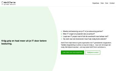 Schermafbeelding van advicterim.nl