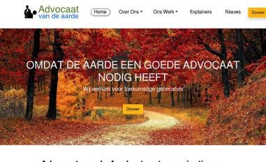Schermafbeelding van advocaatvandeaarde.nl