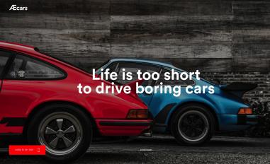 Schermafbeelding van aecars.be