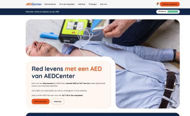 Schermafbeelding van aedcenter.nl