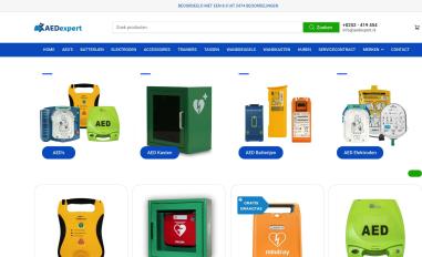 Schermafbeelding van aedexpert.nl