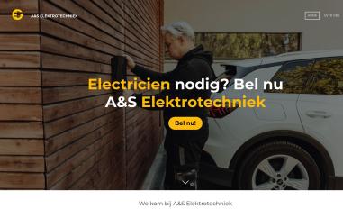 Schermafbeelding van aenselektrotechniek.nl