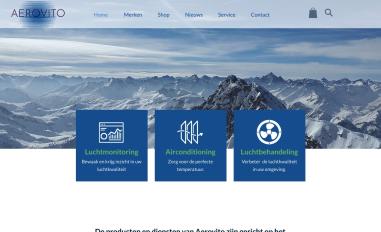 Schermafbeelding van aerovito.com