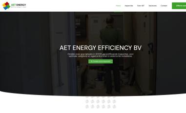 Schermafbeelding van aetenergy.nl