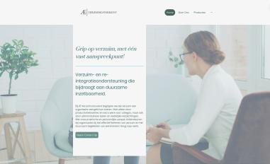 Schermafbeelding van aeverzuimconsulent.nl