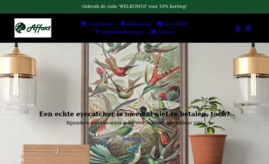Schermafbeelding van affart.nl