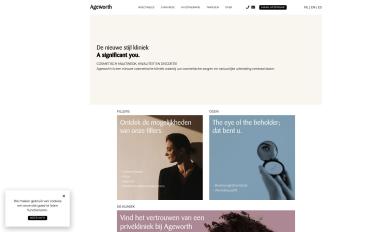 Schermafbeelding van ageworth.com