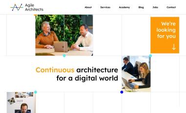 Schermafbeelding van agilearchitects.be