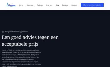 Schermafbeelding van agiofinance.nl