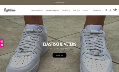 Schermafbeelding van agletless.nl