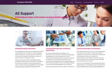 Schermafbeelding van agsupport.nl