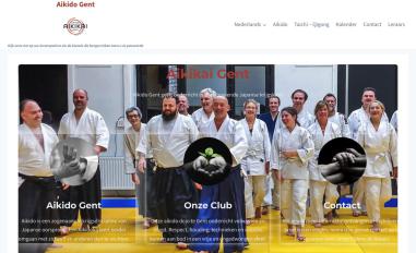 Schermafbeelding van aikidogent.info
