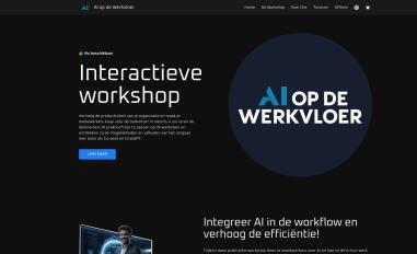 Schermafbeelding van aiopdewerkvloer.nl