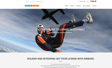Schermafbeelding van airboss.nl