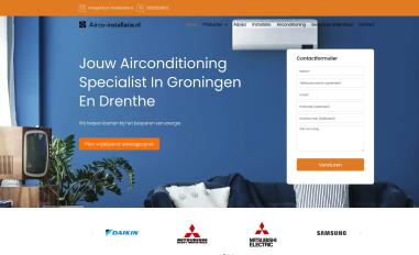 Schermafbeelding van airco-installatie.nl