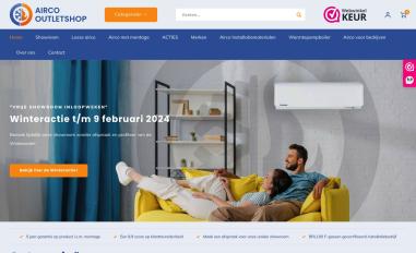 Schermafbeelding van airco-outletshop.nl