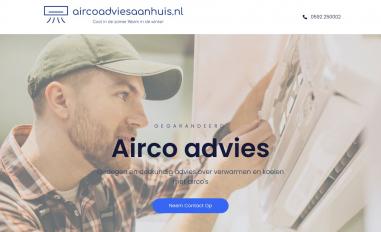 Schermafbeelding van aircoadviesaanhuis.nl