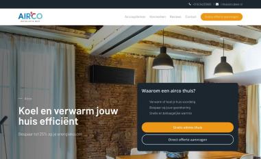 Schermafbeelding van aircobest.nl