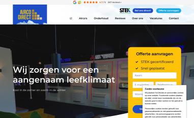 Schermafbeelding van aircodirect.nl