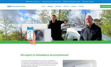 Schermafbeelding van aircoexpertnoord.nl