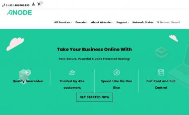 Schermafbeelding van airnode.nl