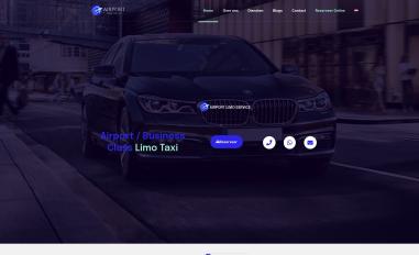 Schermafbeelding van airportlimoservice.nl