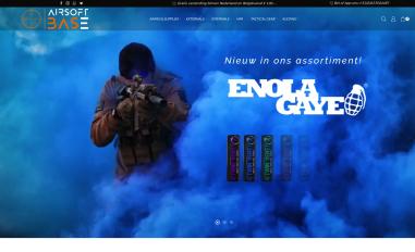 Schermafbeelding van airsoft-base.nl