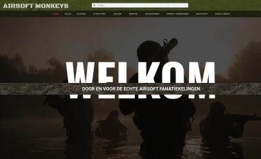 Schermafbeelding van airsoftmonkeys.nl