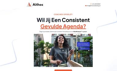 Schermafbeelding van aithosmarketing.nl