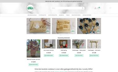 Schermafbeelding van ajlovelygifts.nl