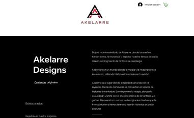 Schermafbeelding van akelarredesigns.com