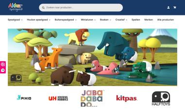 Schermafbeelding van akkerspeelgoed.nl