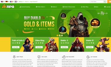 Schermafbeelding van akrpg.com