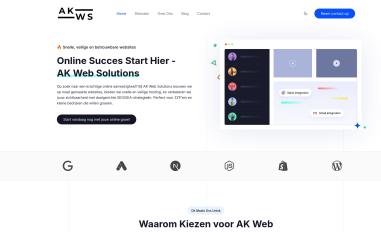 Schermafbeelding van akwebsolutions.nl