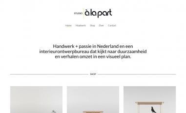 Schermafbeelding van alapart.nl