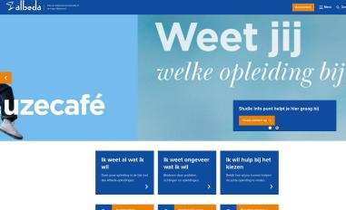 Schermafbeelding van albeda.nl