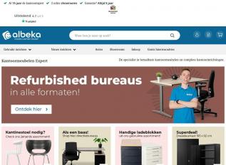 Schermafbeelding van albeka.nl
