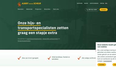 Schermafbeelding van albertvdscheur.nl